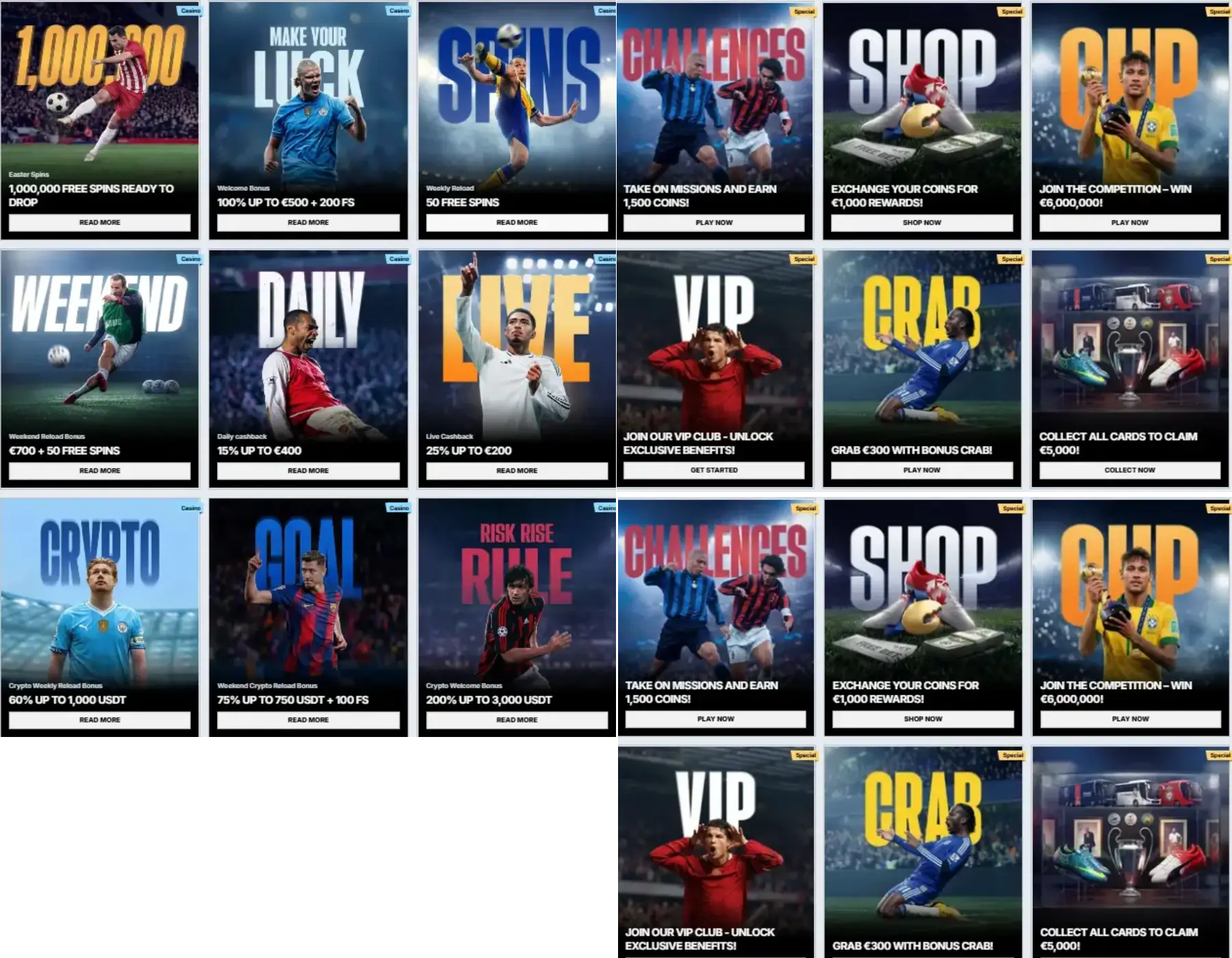 zoccer casino bonuses